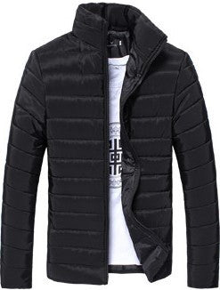 Abrigo Cálido para Hombre con Cuello de Pie - Image 15