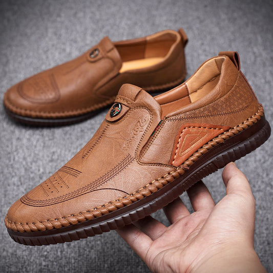 Zapatos Casuales de Cuero para Hombre - Cómodos y Transpirables