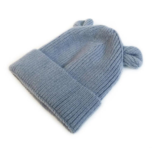 Gorro Infantil Tejido con Orejas de Osito y Puño Cálido - Image 20