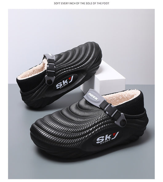 Pantuflas Térmicas para Hombre con Suela Elevadora y Forro Polar - Image 17