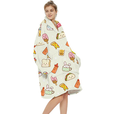Sudadera Manta Cálida Estampada para Relajarse - Image 37