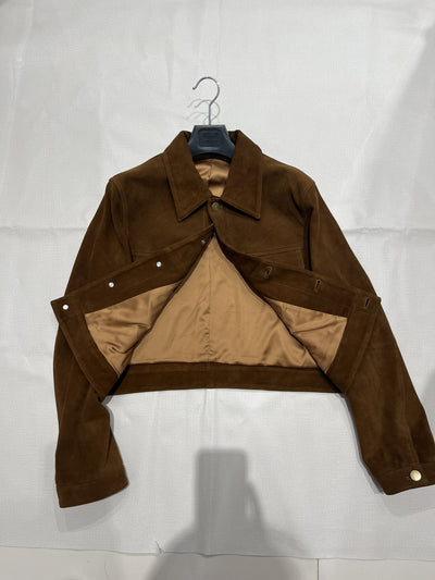 Chaqueta de Cuero Retro Corta - Image 15