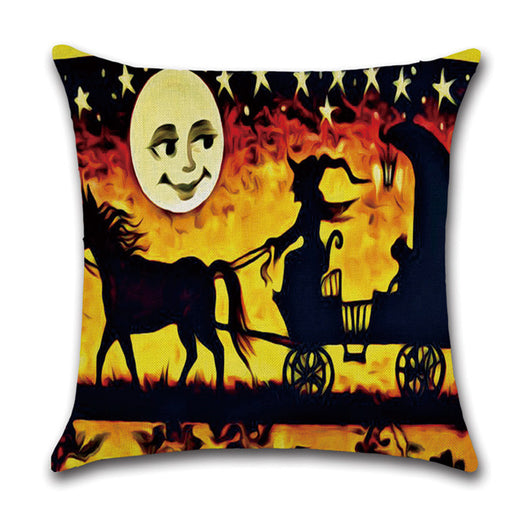 Colección de Arte Geométrico Ramadán Halloween: Paisaje Abstracto y Divertido - Image 9