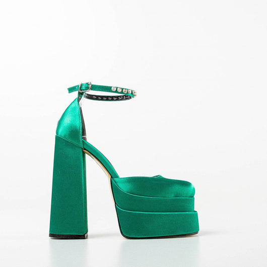 Tacones Plataforma 14cm con Brillantes Cristal - Image 3