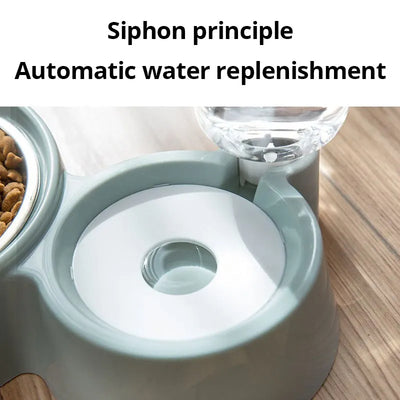 Fuente Automática de Agua y Comida para Gatos y Perros con Dispensador por Gravedad - Image 5