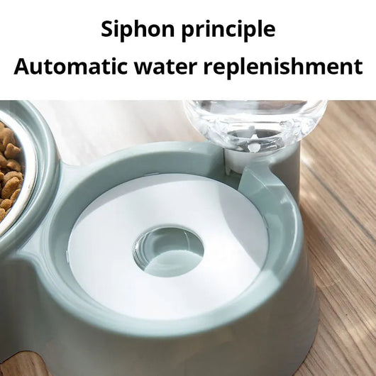 Fuente Automática de Agua y Comida para Gatos y Perros con Dispensador por Gravedad - Image 5