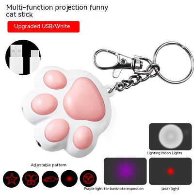 Juguete Láser Interactivo 3 en 1 con Forma de Patita de Gato - Image 18
