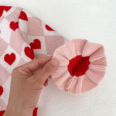Abrigo Tejido de Manga Larga con Detalles de Corazón para Bebé Niña - Colección Otoño - Image 21