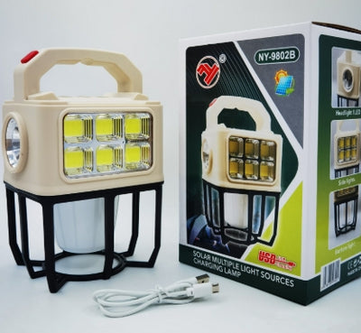 Lámpara Solar Portátil para Camping - Luz Multifuncional para Tienda de Campaña - Image 7