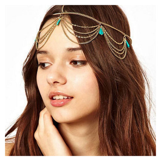 Cinta para el Cabello Étnica con Borlas - Image 5