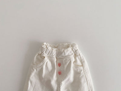 Pantalones Anchos de Niña con Detalle de Encaje y Oreja Retro - Moda Casual Primavera - Image 12