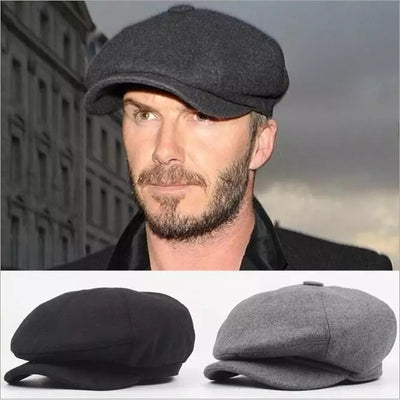 Boina Octagonal de Lana Británica para Hombre - Estilo Casual - Image 3