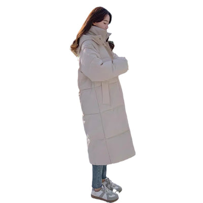 Chaqueta Puffer Acolchada de Plumón Suelta para Mujer - Image 6