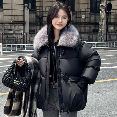 Chaqueta Puffer Estilo Coreano con Solapas Sueltas - Image 6