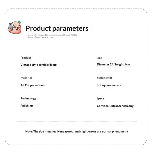 Lámpara de Techo para Pasillos y Dormitorios - Image 22