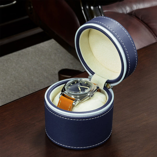 Estuche Organizador de Relojes en Cuero Microfibra