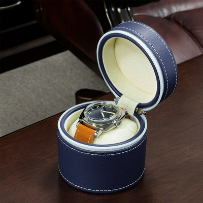 Estuche Organizador de Relojes en Cuero Microfibra