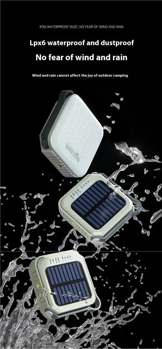 Lámpara Solar LED para Camping con Batería Ultra Duradera - Image 11