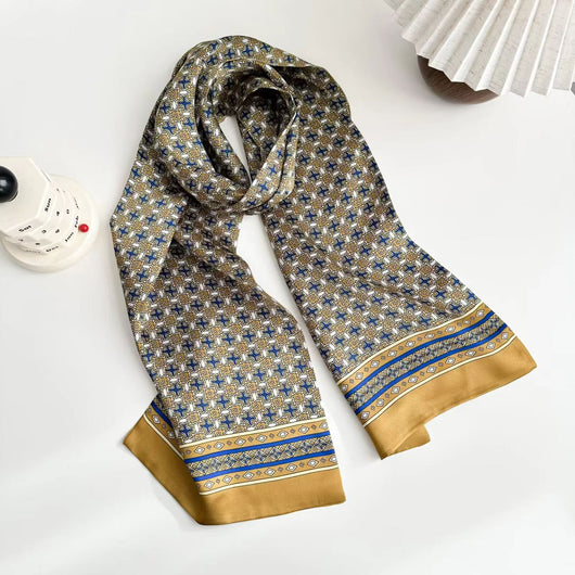 Pañuelo de Seda Reversible para Hombre con Estampado Doble Cara - Image 3