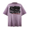 Camiseta Hombre Estampado Degradado de Letras