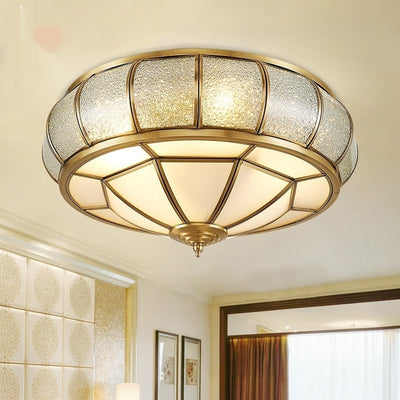 Lámpara de Techo Cobre para Dormitorio, Pasillo y Balcón