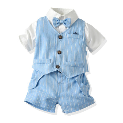 Conjunto de Moda Casual: Chaleco, Camiseta y Shorts - Image 9