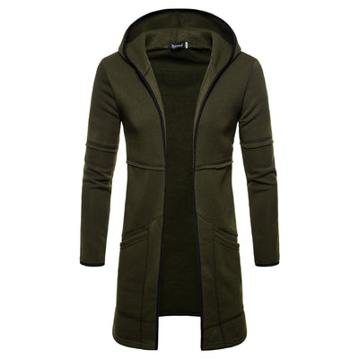 Cardigan Hoodie Urbano con Bolsillos Grandes para Hombre