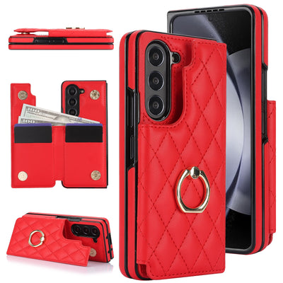 Funda de Cuero con Doble Hebilla para ZFOLD56 y ZFOLD34 - Estilo Clásico - Image 12