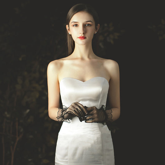 Guantes de Volantes para Vestido de Novia y Eventos - Image 12