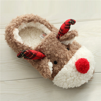 Pantuflas de Algodón para Mujer con Diseño de Venado - Otoño e Invierno - Image 6