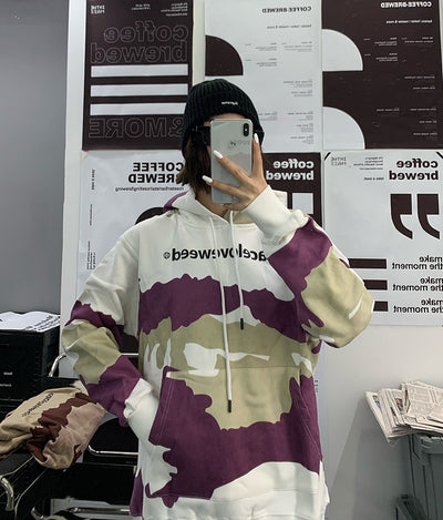 Sudadera con Capucha Oversize de Manga Larga - Estilo Europeo Casual - Image 9