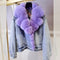 Purple y Azul denim