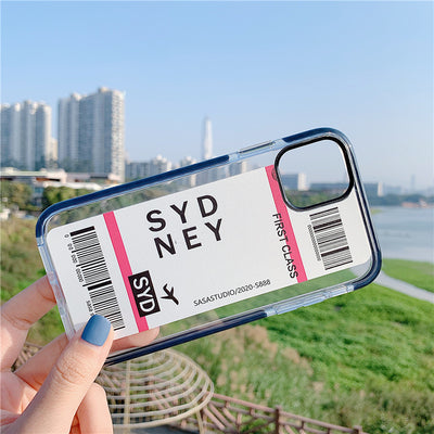 Funda iPhone 11 Silicona Antigolpes Diseño Cartoon Ticket Doble Color - Image 17