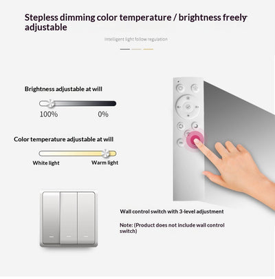 Lámpara de Techo LED Estilo Nórdico para Recámara Principal - Diseño Moderno e Inteligente - Image 12
