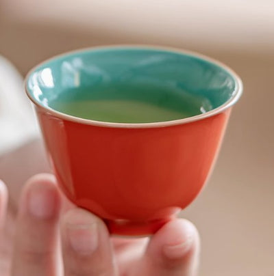 Juego de Té Cerámica Anticalor con Taza Portátil - Set Kung Fu - Image 7