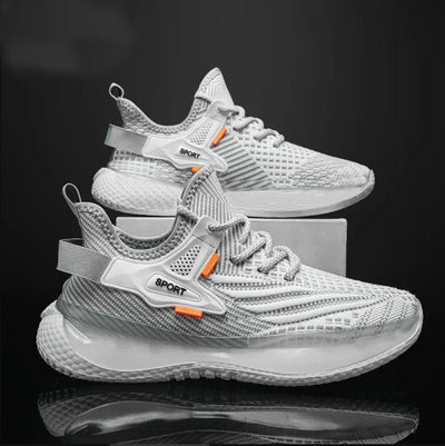 Tenis Casual Hombre Malla Transpirable con Plataforma y Cierre Fly - Image 9