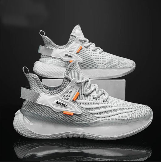 Tenis Casual Hombre Malla Transpirable con Plataforma y Cierre Fly - Image 9