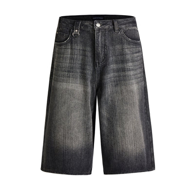 Pantalones Vaqueros Cropped Rectos Efecto Vintage Desgastado - Image 6