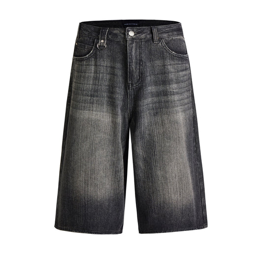 Pantalones Vaqueros Cropped Rectos Efecto Vintage Desgastado - Image 6