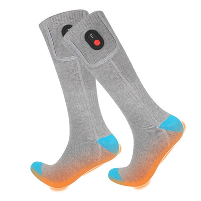 Calcetines Térmicos de Algodón Puro con Calefacción Eléctrica para Esquí - Image 9