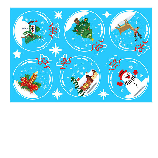 Pegatinas Navideñas para Ventanas - Copos de Nieve Estáticos Reutilizables - Image 15