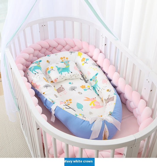 Cuna Portátil Plegable con Colchón Desmontable y Lavable - Diseño Ergonómico Antipreión - Image 24