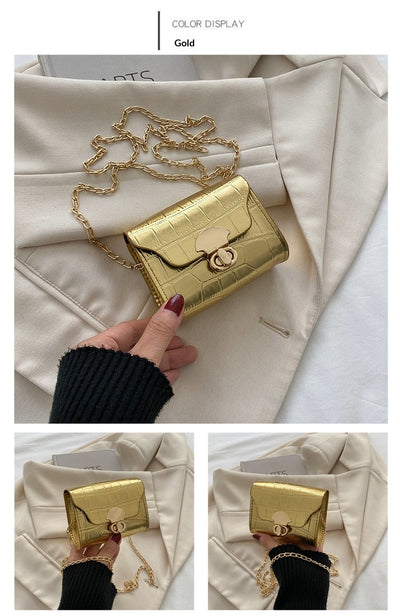 Bolso Bandolera Mini Cadena Elegante - Image 24