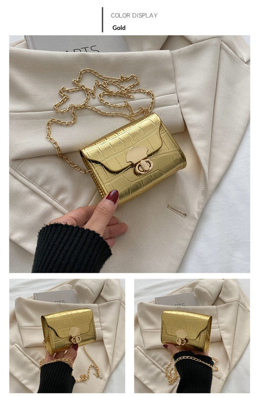 Bolso Bandolera Mini Cadena Elegante - Image 24