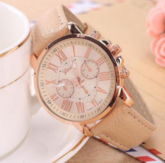 Reloj de Correa Geneva de Tres Ojos - Diseño Doble Cara - Image 11