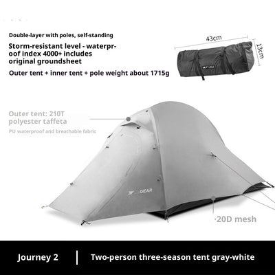 Carpa de Camping Ultraligera Resistente a Tormentas y Viento - Image 4