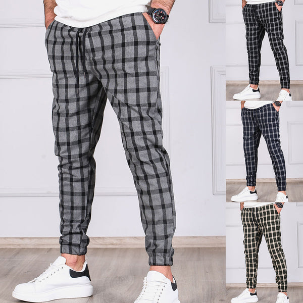 Pantalones de Jogging con Diseño Reticulado y Cordón Ajustable