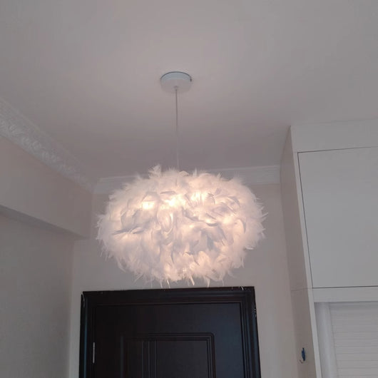 Lámpara de Techo Moderna Plumas para Sala y Dormitorio - Image 25