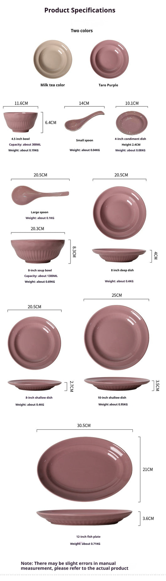 Juego de Vajilla de Cerámica Premium para Comedor - Image 26