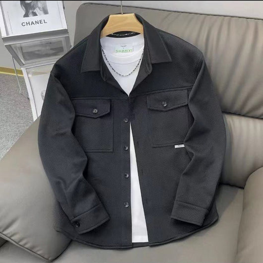 Camisa Slim Fit Casual para Hombre - Estilo Moderno y Versátil - Image 9